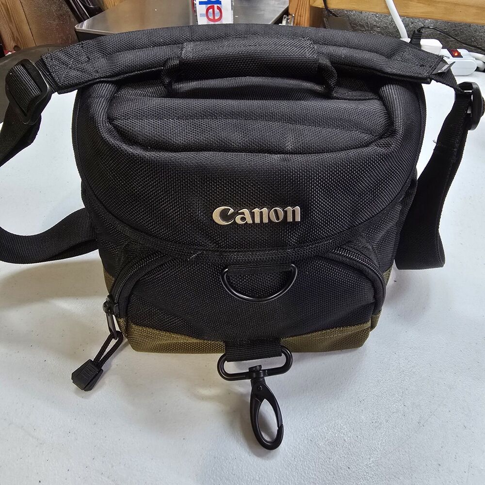 Canon 100EG Gadget Camera Bag Case Padded  With Shoulder & Waist Strap Zip Close